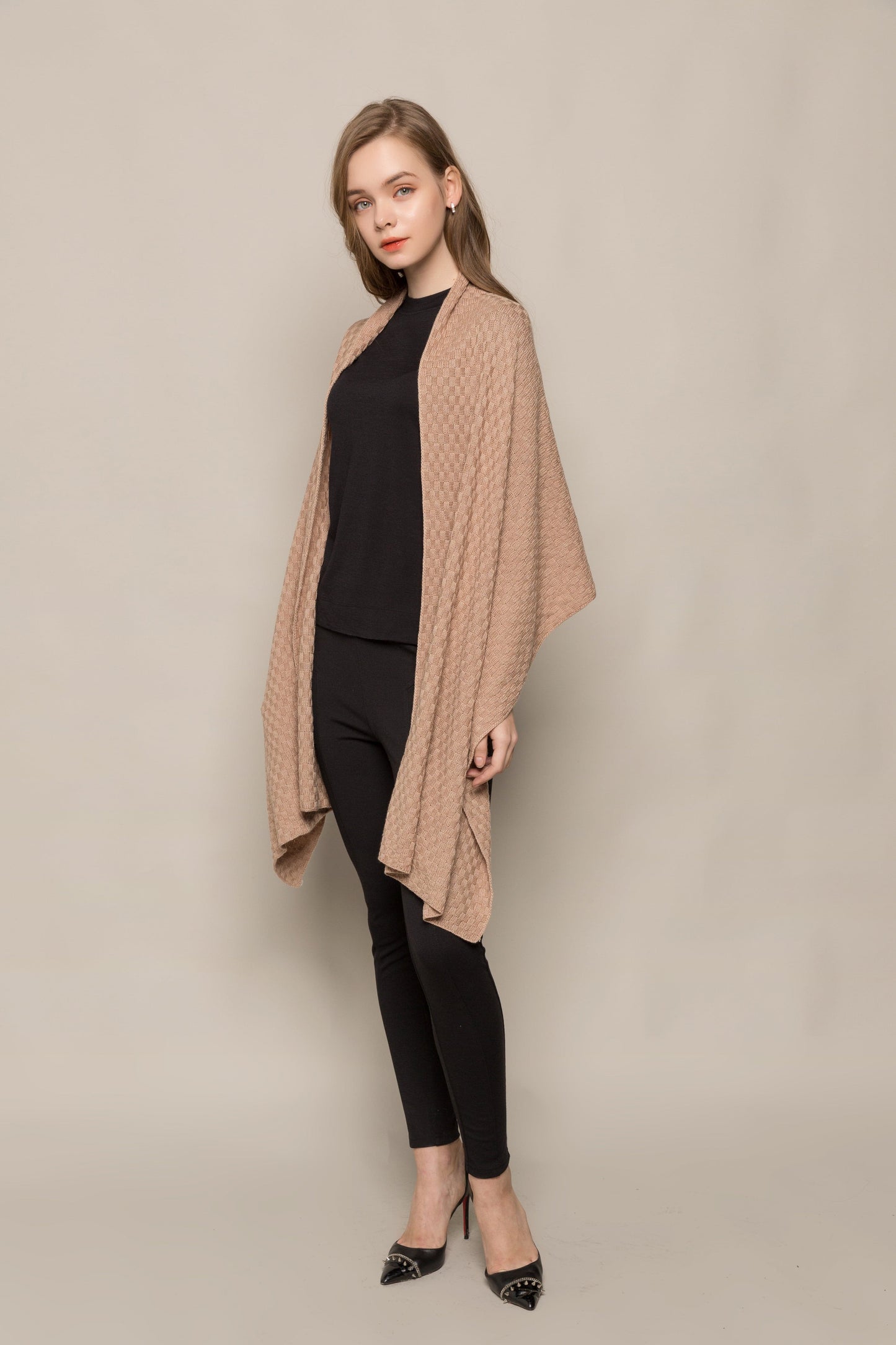 Silk Cashmere Knitted Scarf