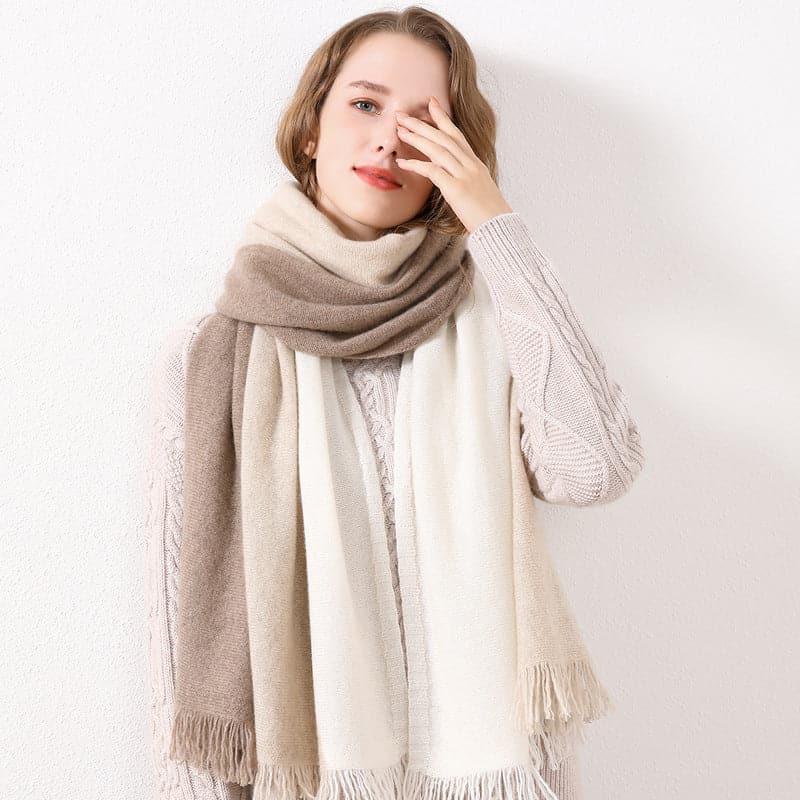 Widened Cashmere Scarf