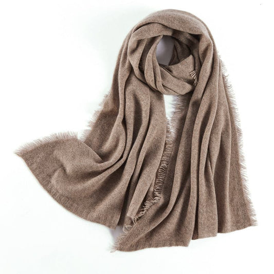 Solid Color Cashmere Scarf