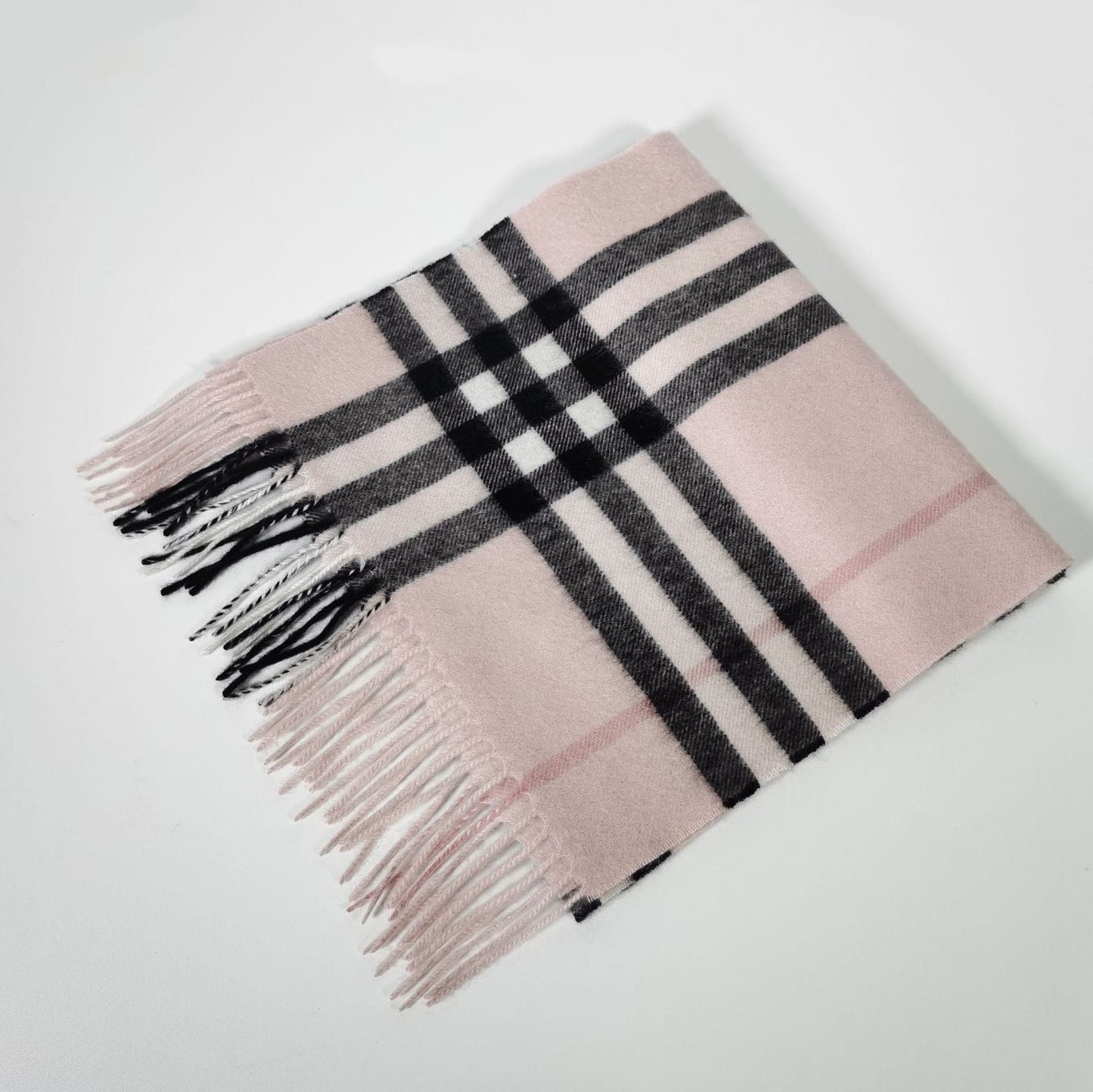 Plaid Cashmere Scarf
