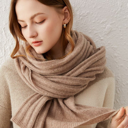 Stripe Pure Cashmere Scarf