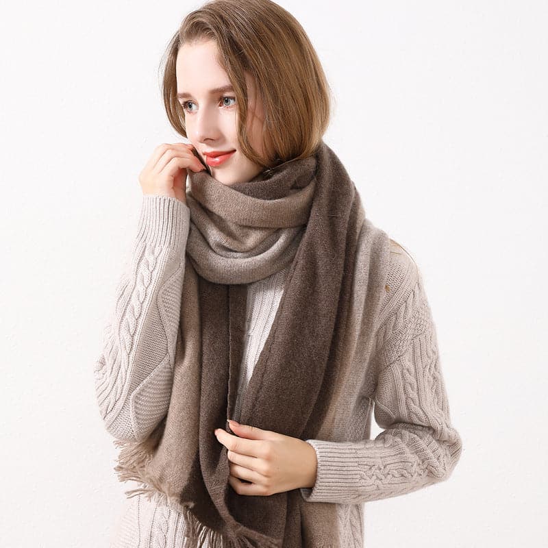 Widened Cashmere Scarf