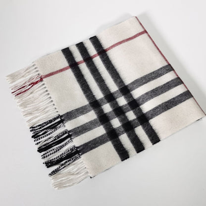 Plaid Cashmere Scarf
