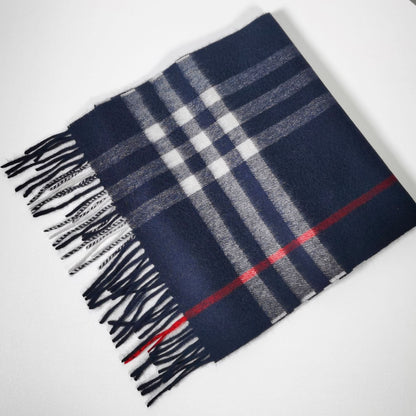 Plaid Cashmere Scarf