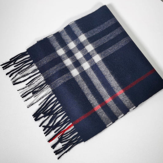 Plaid Cashmere Scarf