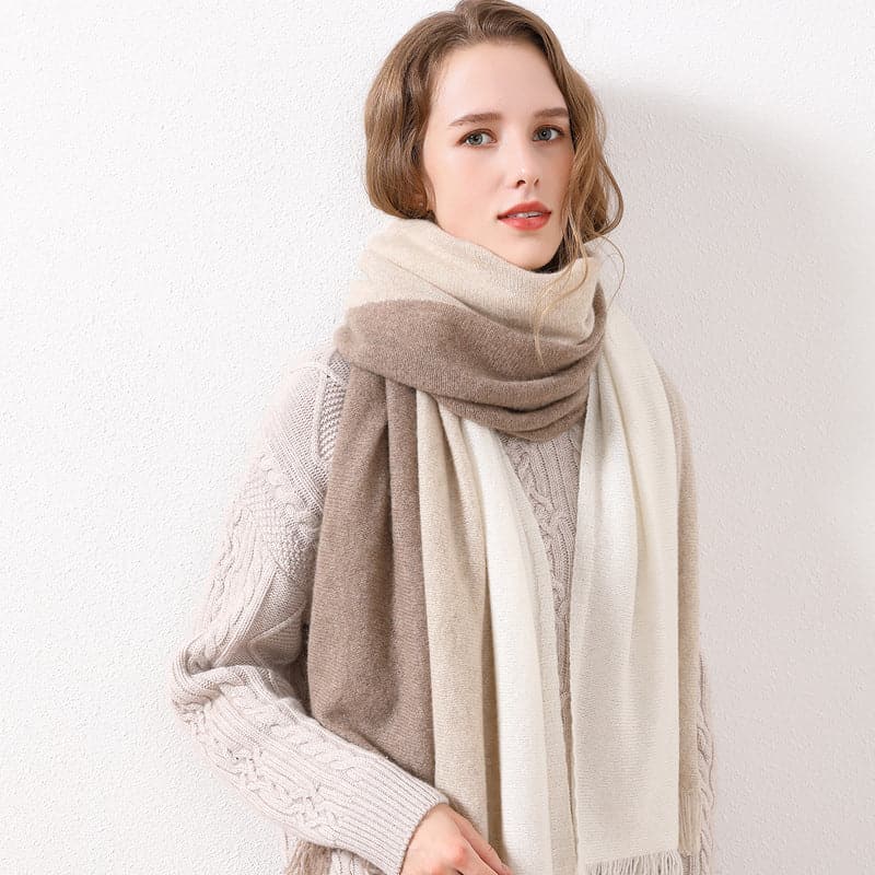 Widened Cashmere Scarf